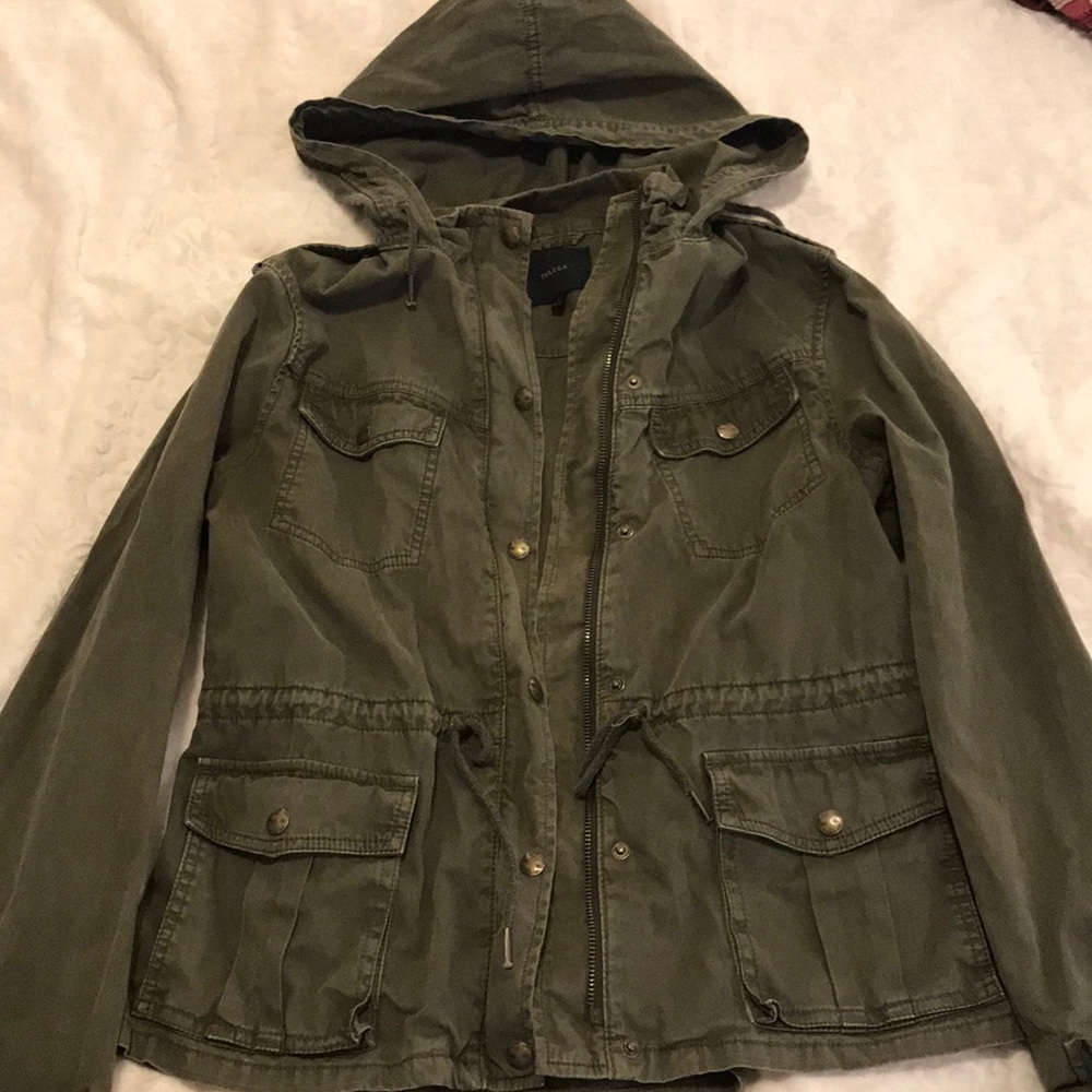 Green Army Jacket from Aritzia